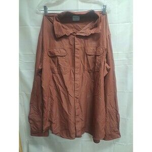 Columbia Omni Wick Size XL Mens Maroon/Rust Color Shirt